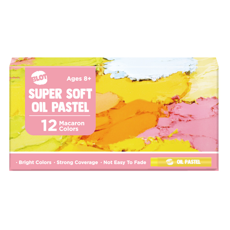 Soft Oil Pastels Set of 12 Colors, Macaron Colors