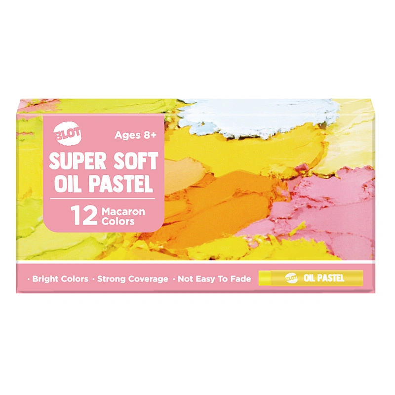 Soft Oil Pastels Set of 12 Colors, Macaron Colors